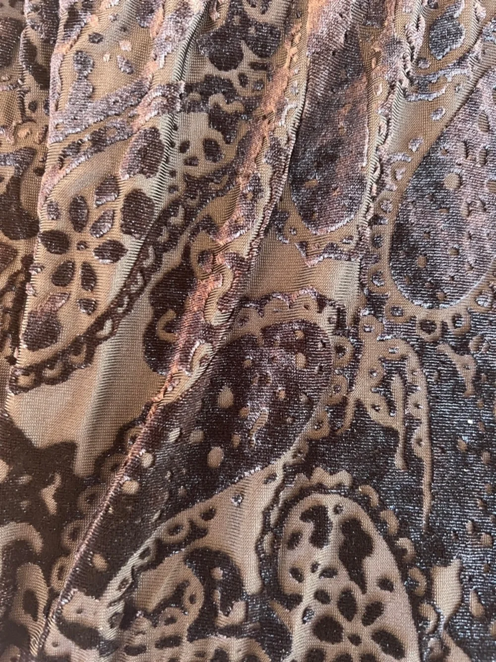 Betsey Johnson Black Paisley Passion Tiered Dress - Picture 5 of 9